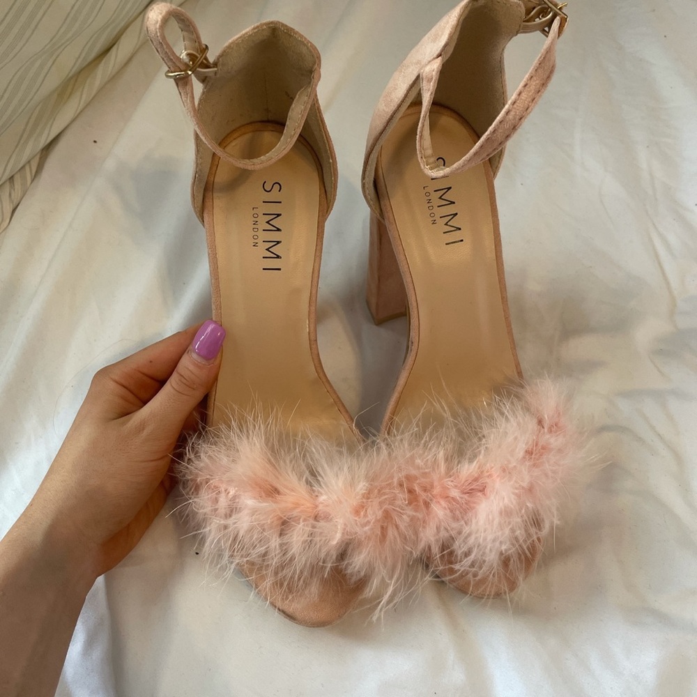 baby pink heels